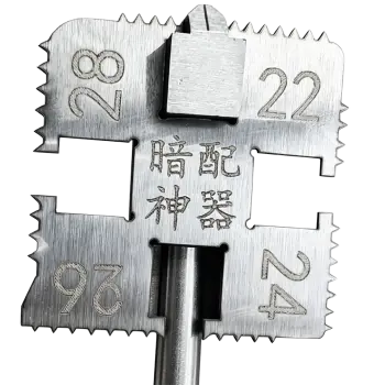 暗配神器齿距辅助器 辅助配钥匙工具 划线+齿距对比