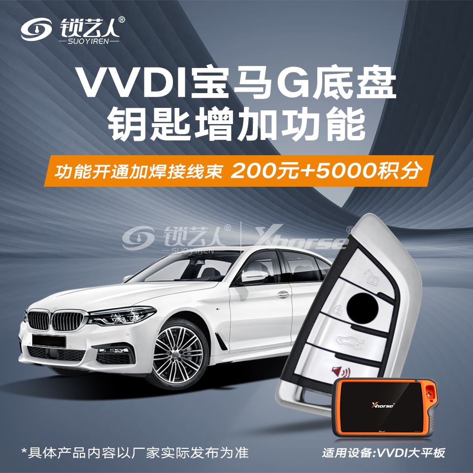 功能开通+焊接线束6000VVDI积分 